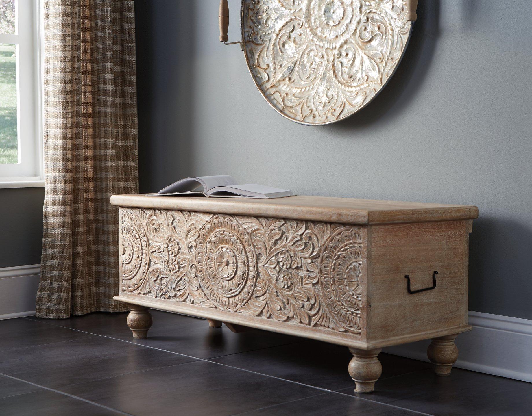 Fossil Ridge Storage Bench - Luxury Home Furniture (MI)