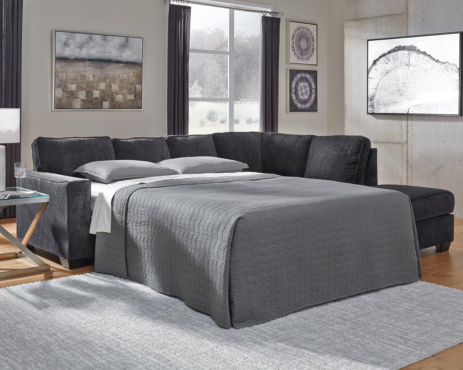 Altari Sleeper Sectional with Chaise - Luxury Home Furniture (MI)