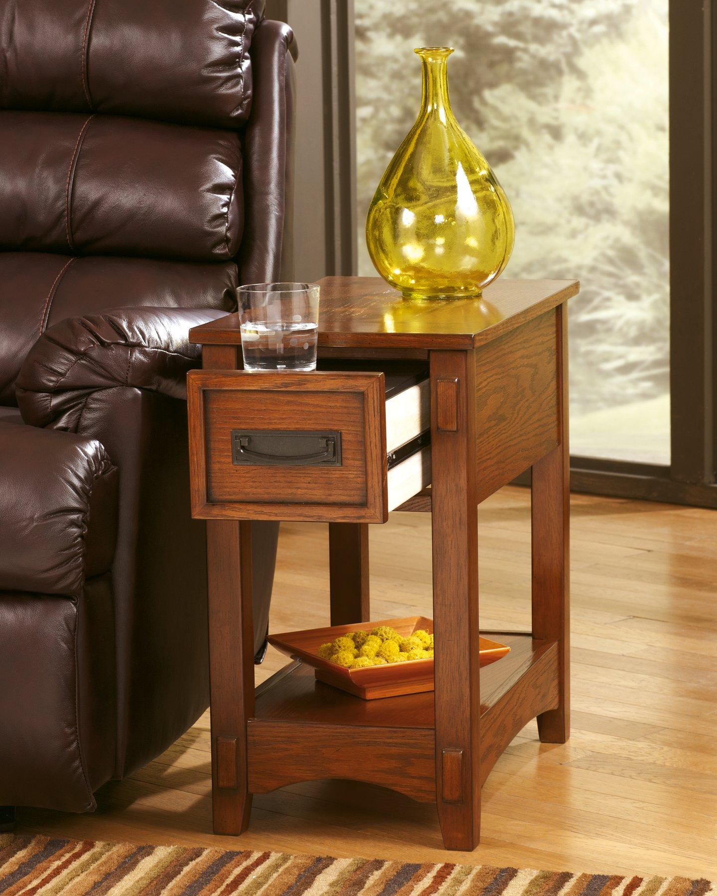 Breegin Chairside End Table - Luxury Home Furniture (MI)
