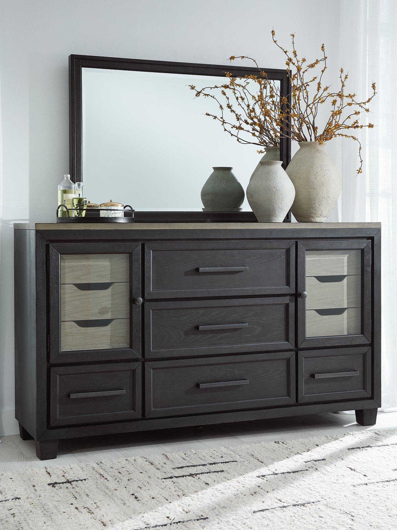 Foyland Dresser and Mirror - Luxury Home Furniture (MI)