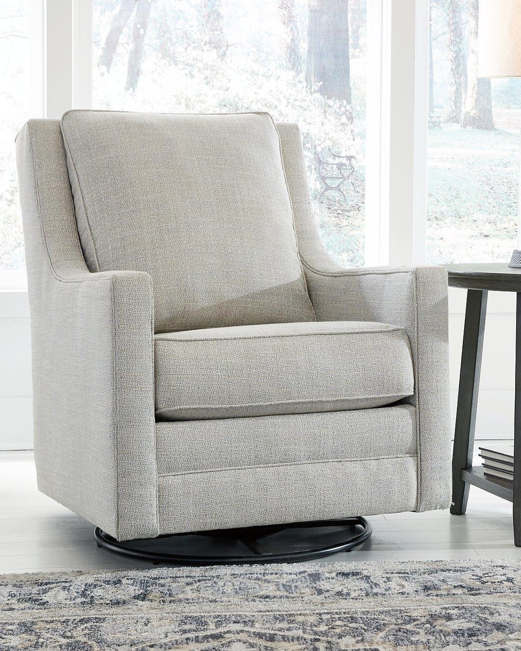 Kambria Swivel Glider Accent Chair - Luxury Home Furniture (MI)