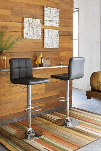 Bellatier Adjustable Height Bar Stool - Luxury Home Furniture (MI)