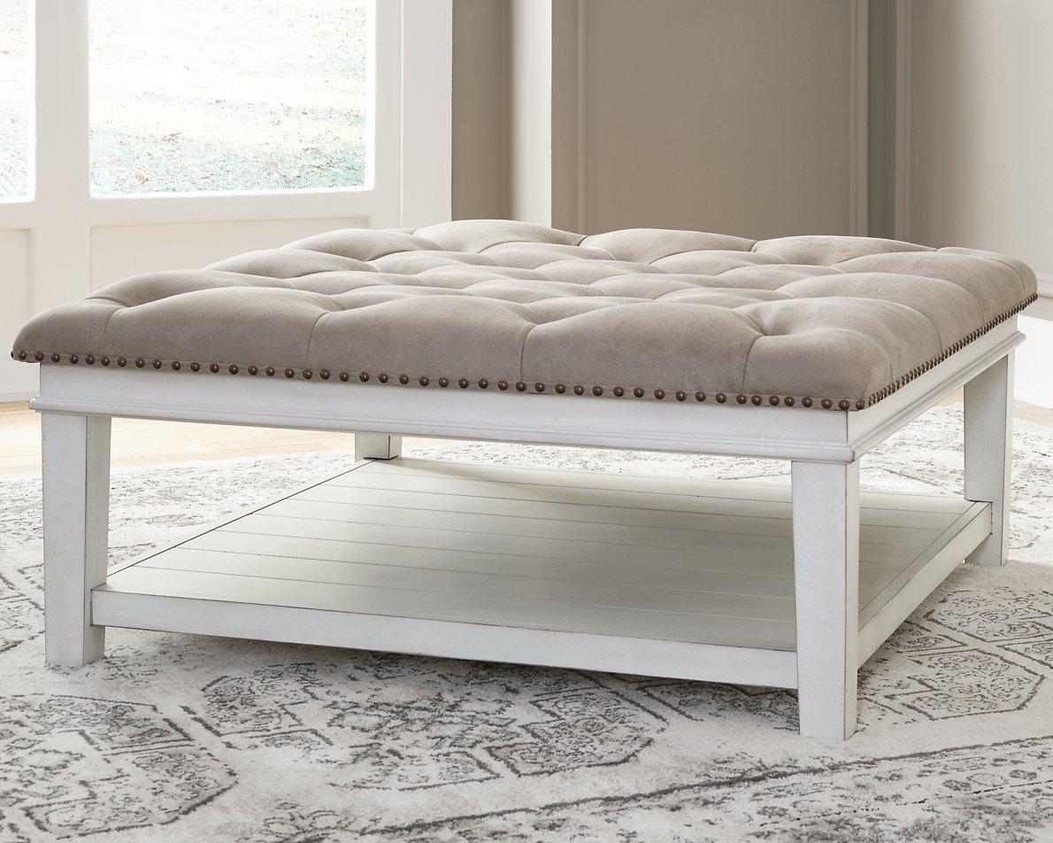 Kanwyn Upholstered Ottoman Coffee Table - Luxury Home Furniture (MI)