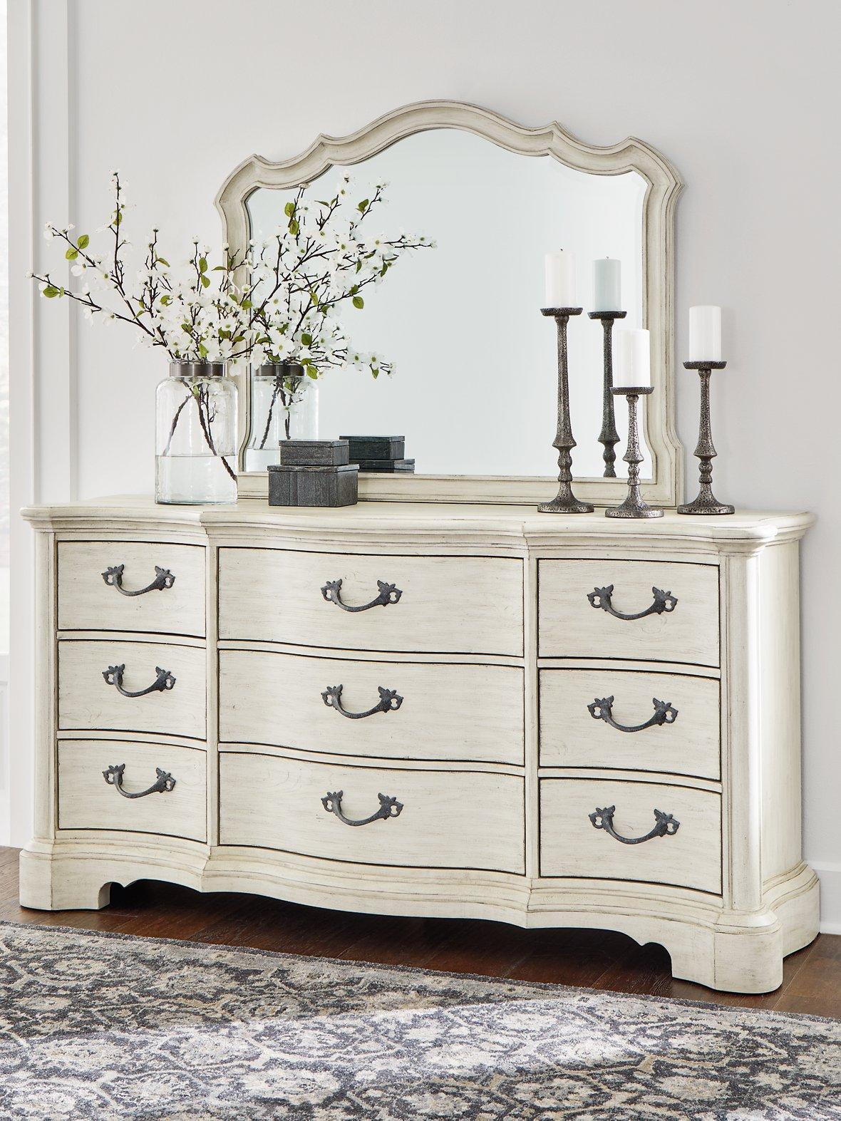 Arlendyne Dresser and Mirror - Luxury Home Furniture (MI)