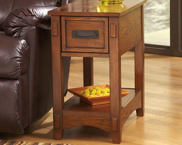 Breegin Chairside End Table - Luxury Home Furniture (MI)