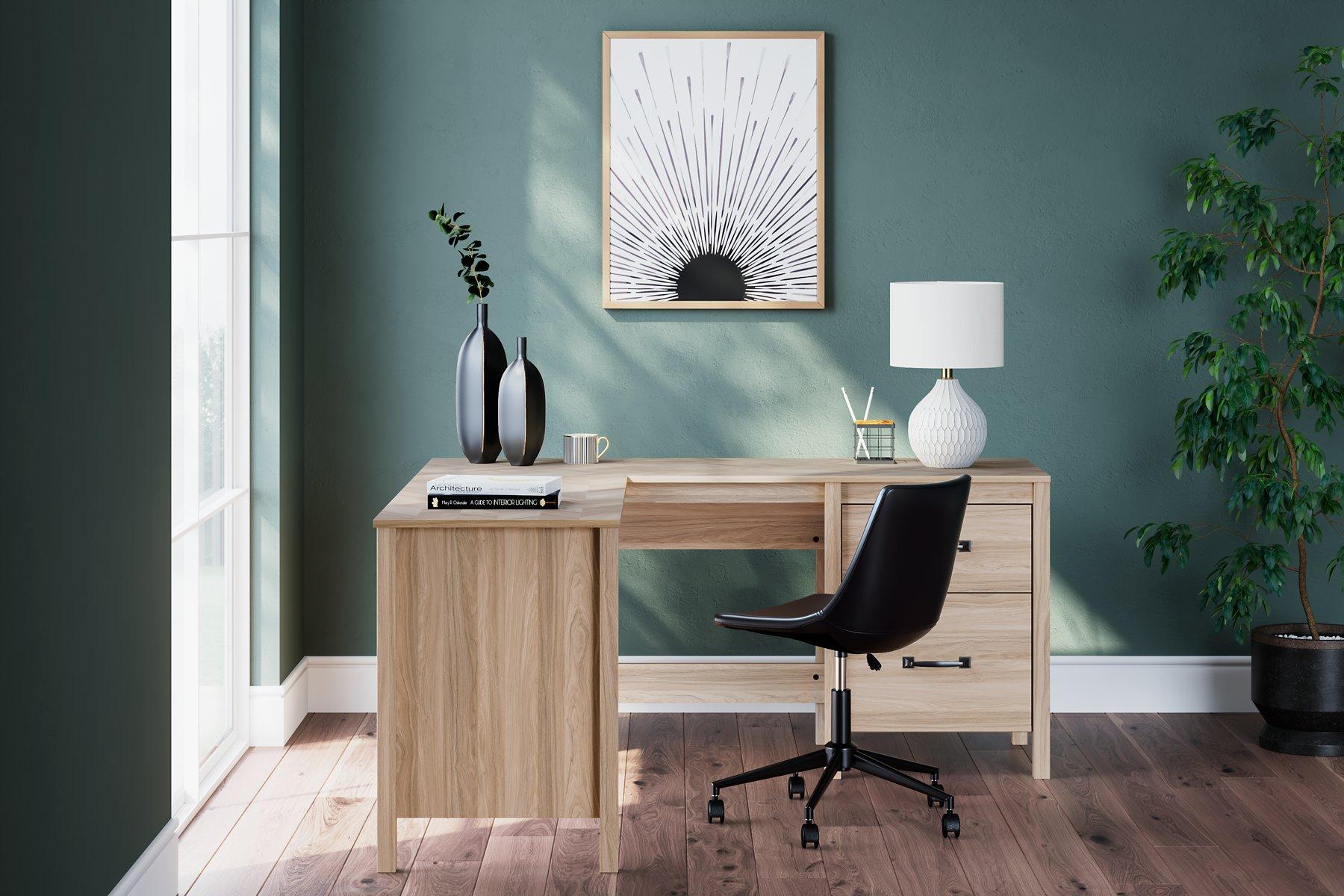 Battelle 60" Home Office Desk with Return - Luxury Home Furniture (MI)