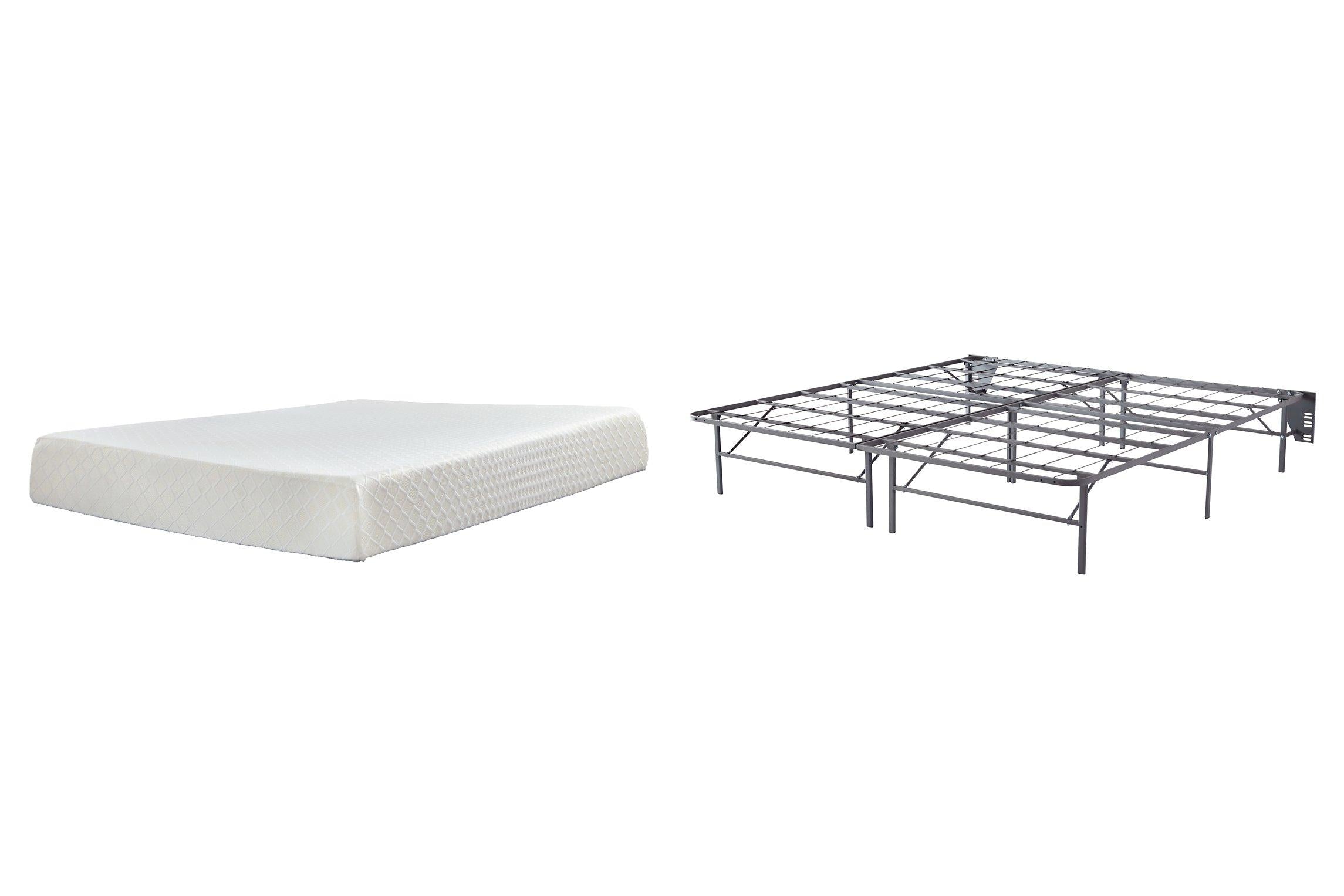 10 Inch Chime Memory Foam Mattress Set - Luxury Home Furniture (MI)