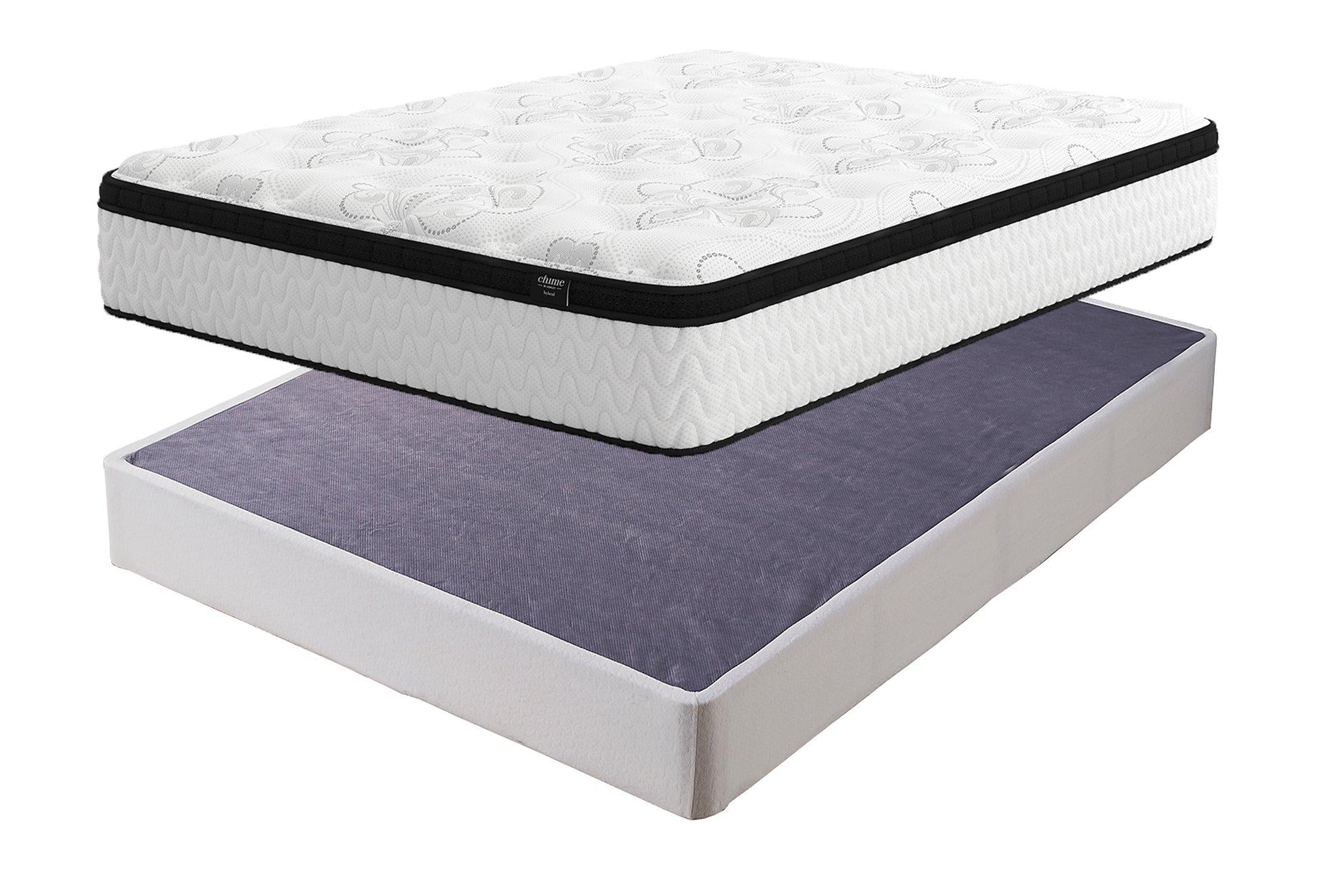 Chime 12 Inch Hybrid Mattress Package - Luxury Home Furniture (MI)