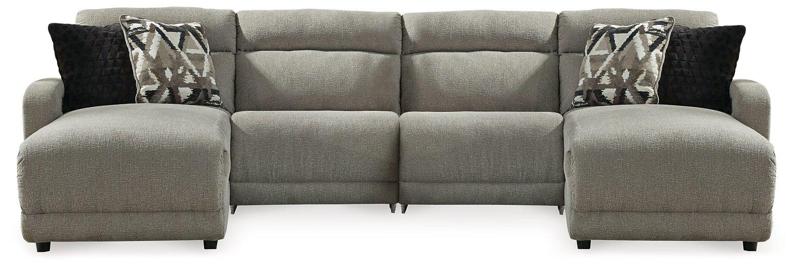 Colleyville Power Reclining Sectional with Chaise - Luxury Home Furniture (MI)