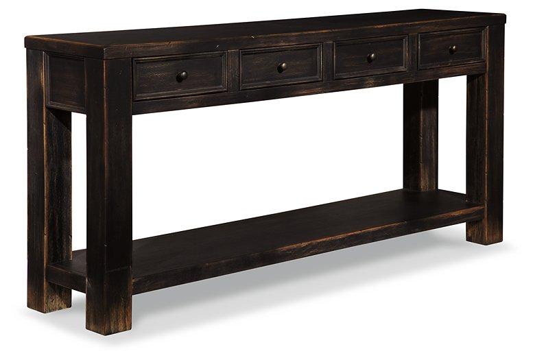 Gavelston Sofa/Console Table - Luxury Home Furniture (MI)
