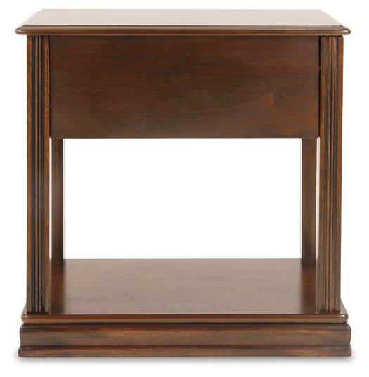 Breegin Chairside End Table - Luxury Home Furniture (MI)