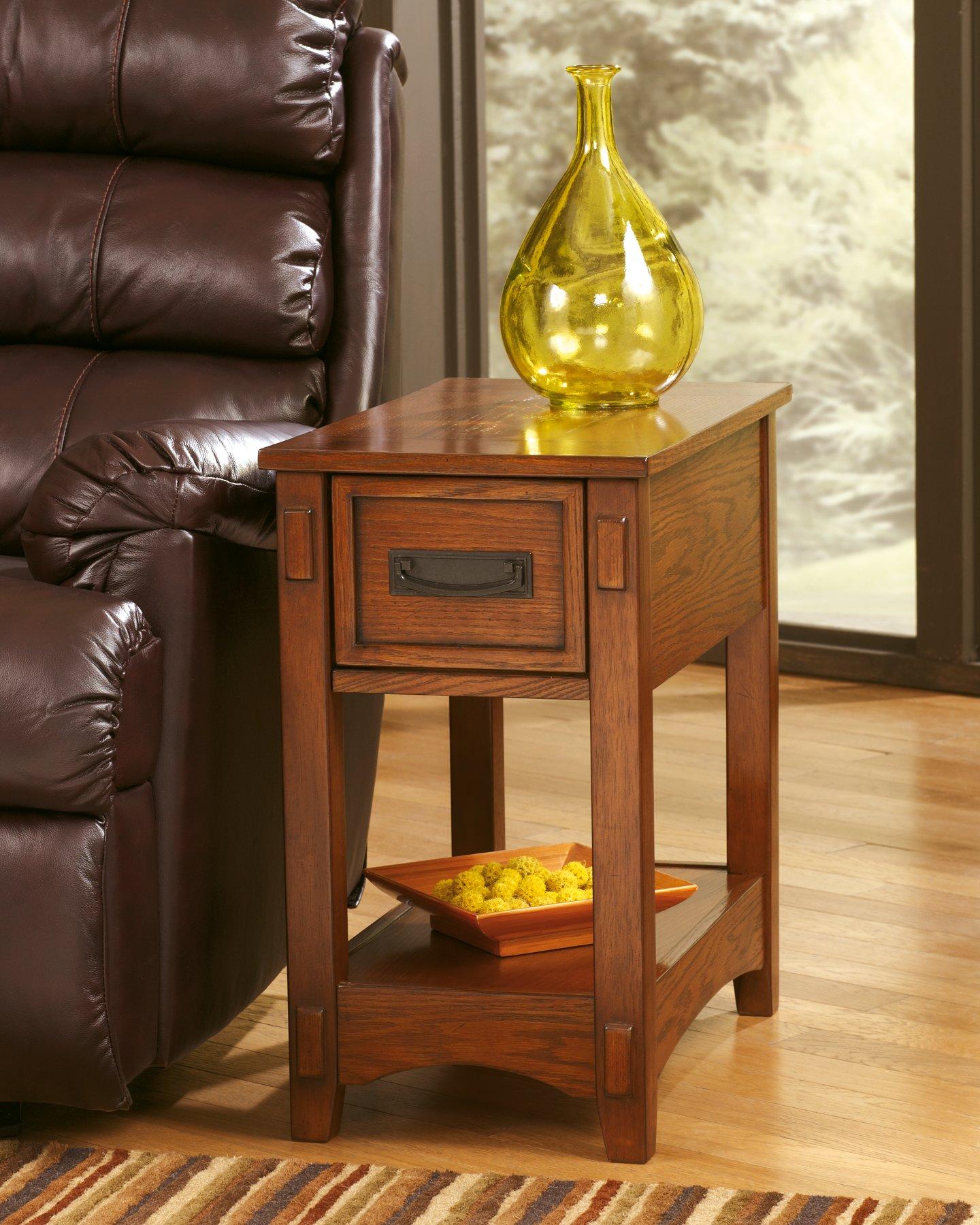 Breegin Chairside End Table - Luxury Home Furniture (MI)