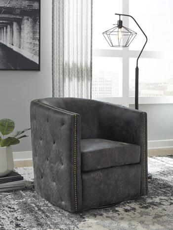 Brentlow Swivel Accent Chair - Luxury Home Furniture (MI)