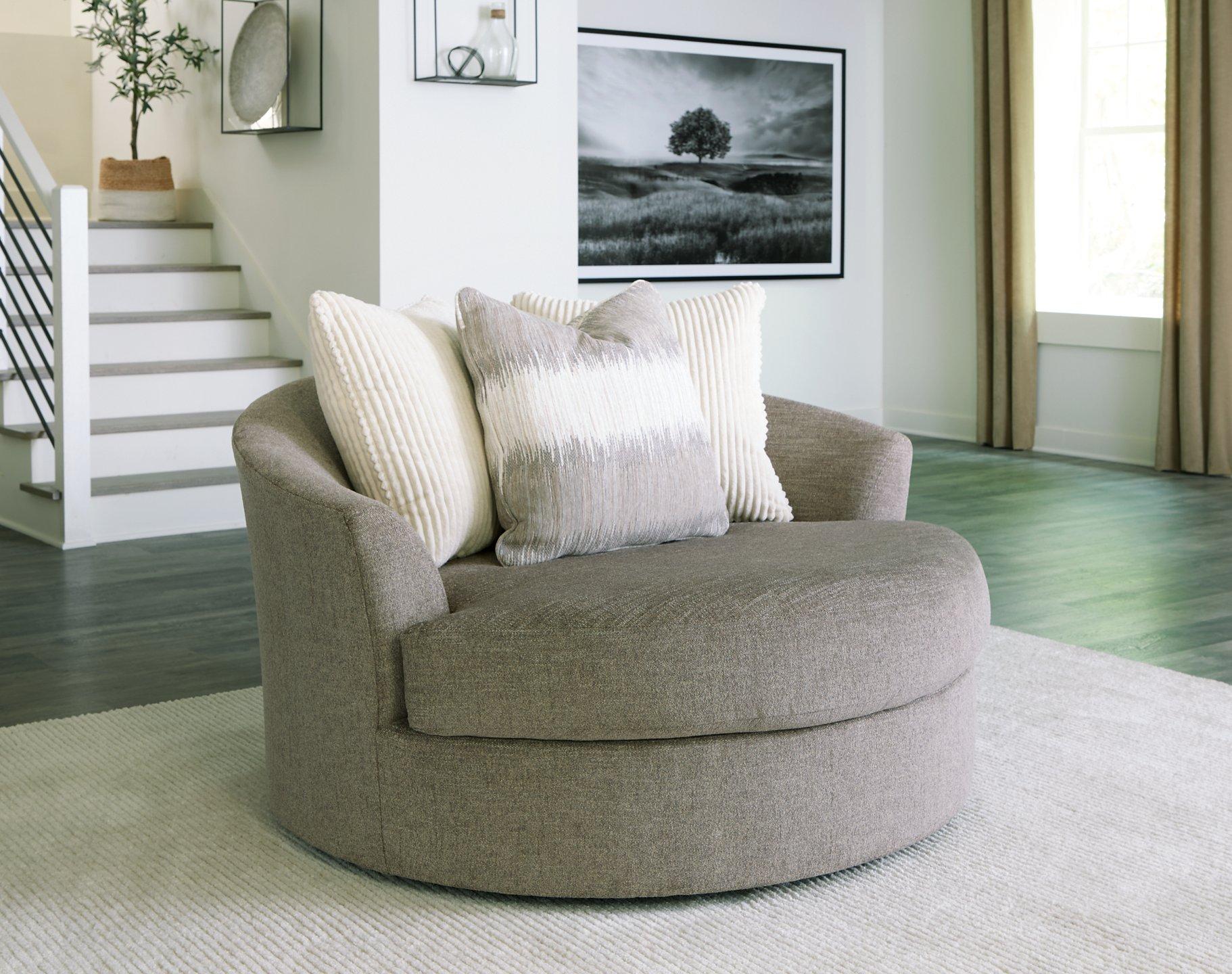 Creswell Oversized Swivel Accent Chair - Luxury Home Furniture (MI)