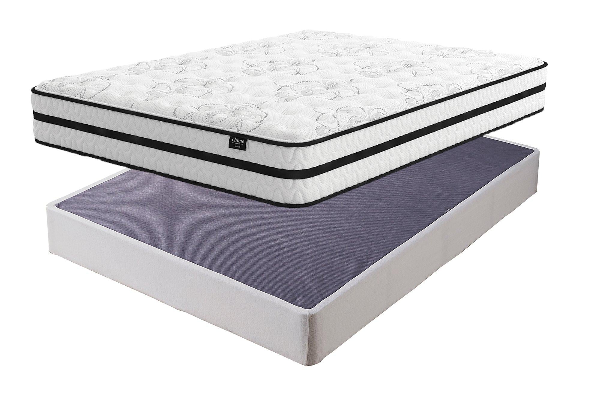 Chime 10 Inch Hybrid Mattress Package - Luxury Home Furniture (MI)