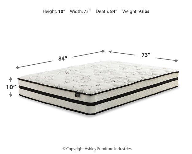 Chime 10 Inch Hybrid Mattress Package - Luxury Home Furniture (MI)