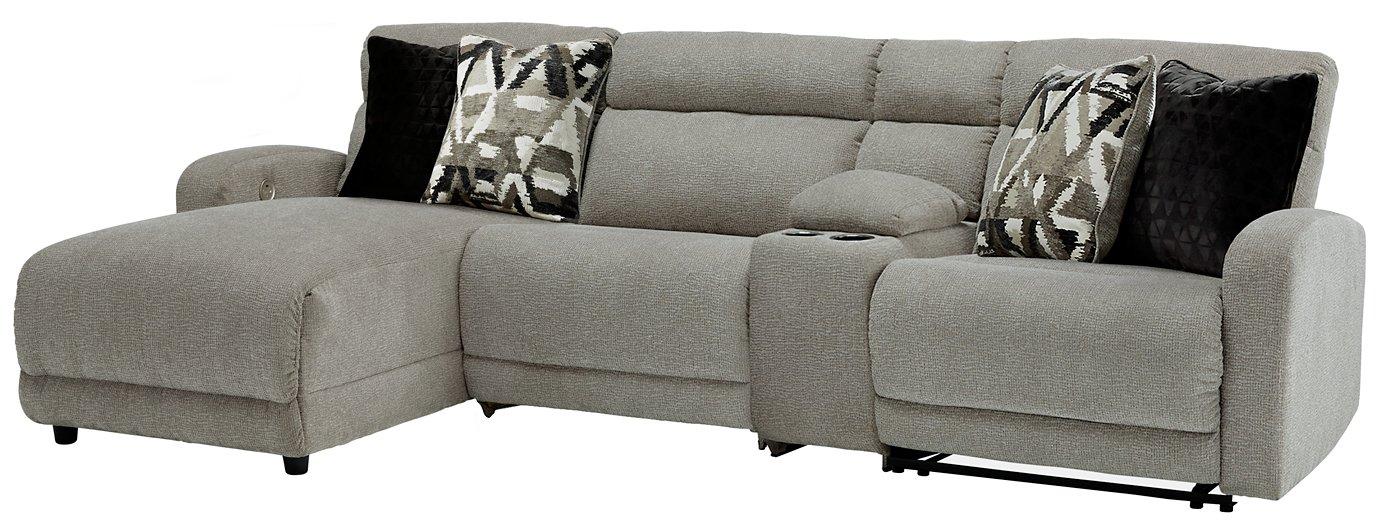 Colleyville Power Reclining Sectional with Chaise - Luxury Home Furniture (MI)