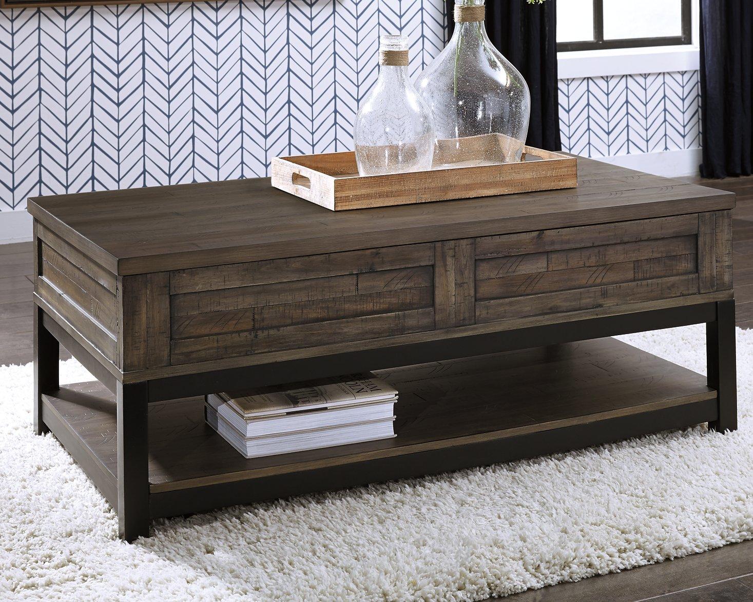 Johurst Coffee Table with Lift Top - Luxury Home Furniture (MI)