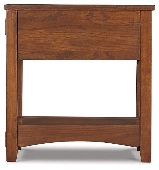 Breegin Chairside End Table - Luxury Home Furniture (MI)