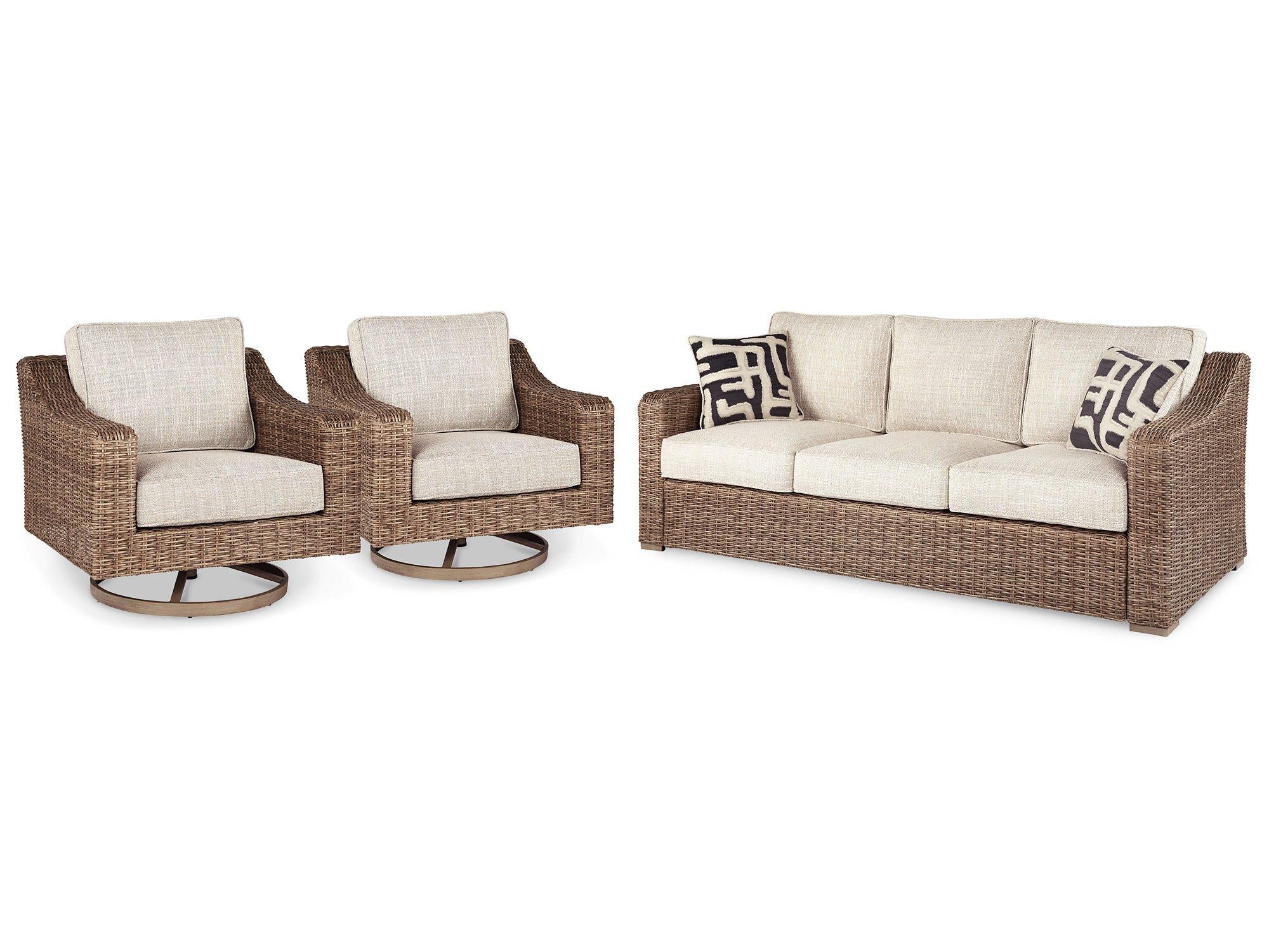 Beachcroft Outdoor Seating Set - Luxury Home Furniture (MI)