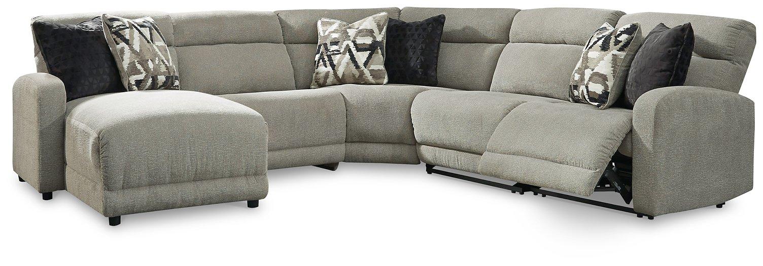 Colleyville Power Reclining Sectional with Chaise - Luxury Home Furniture (MI)
