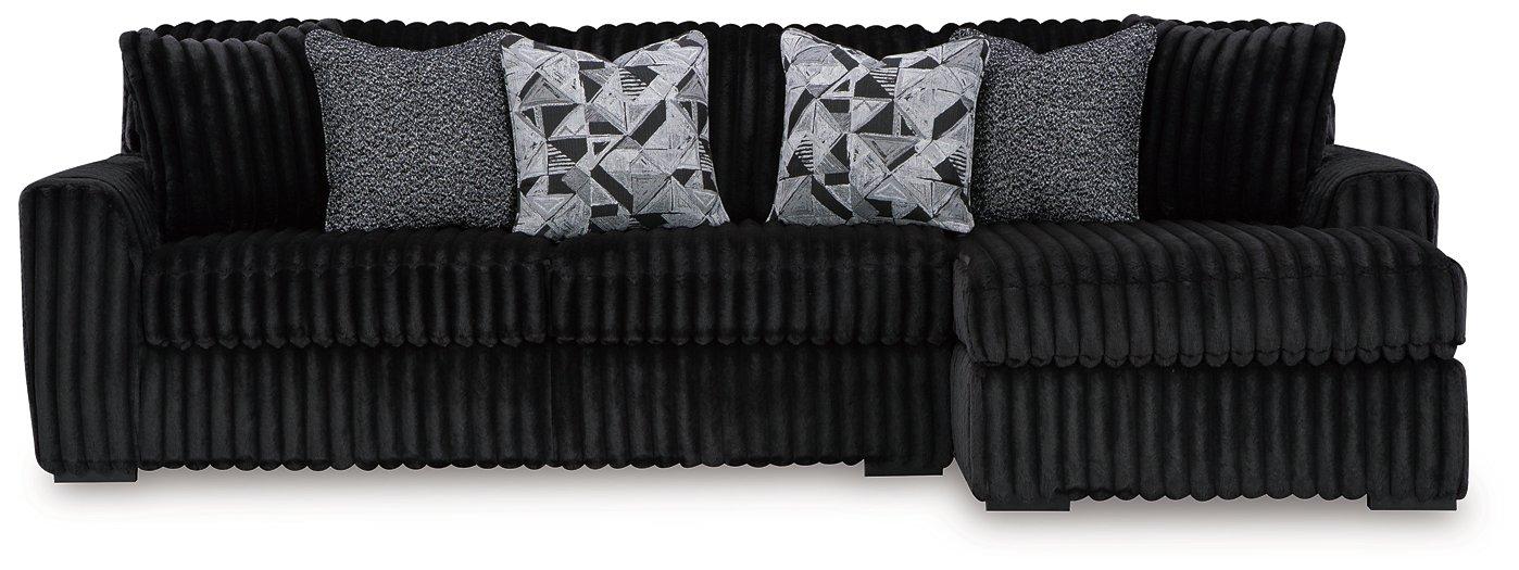 Midnight-Madness Sectional Sofa with Chaise - Luxury Home Furniture (MI)