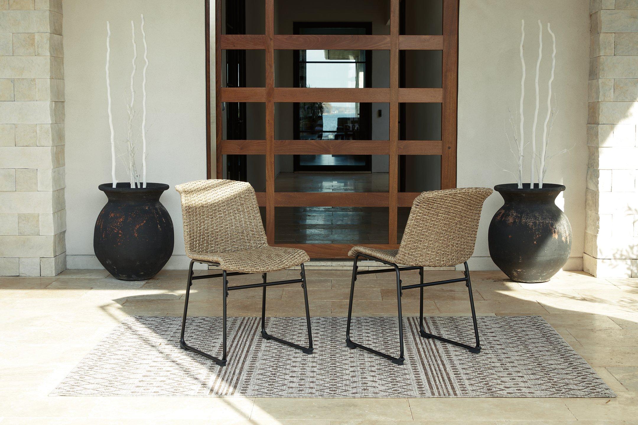 Amaris Outdoor Dining Chair (Set of 2) - Luxury Home Furniture (MI)