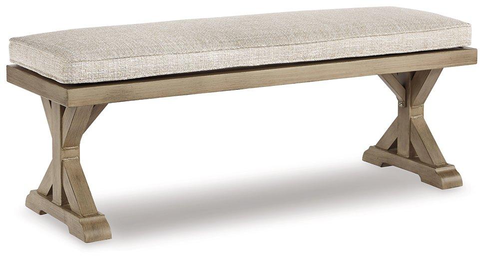 Beachcroft Outdoor Bench with Cushion - Luxury Home Furniture (MI)