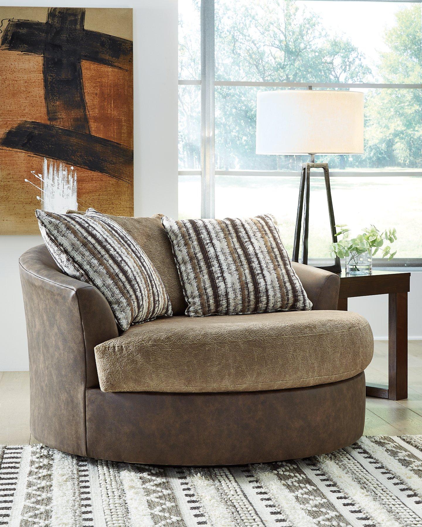 Alesbury Oversized Swivel Accent Chair - Luxury Home Furniture (MI)