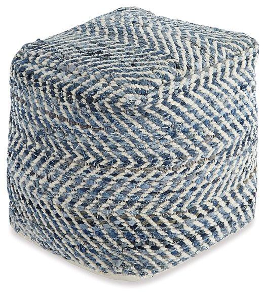 Chevron Pouf - Luxury Home Furniture (MI)