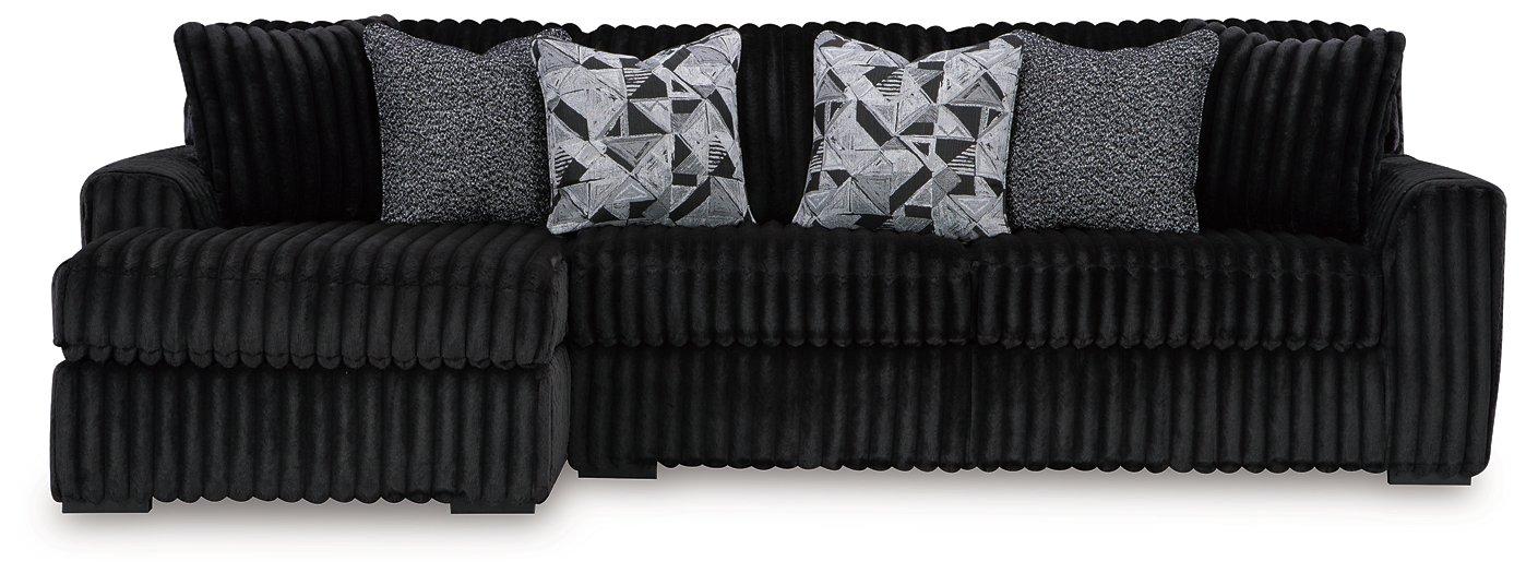 Midnight-Madness Sectional Sofa with Chaise - Luxury Home Furniture (MI)