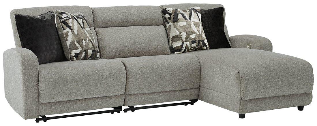Colleyville Power Reclining Sectional with Chaise - Luxury Home Furniture (MI)