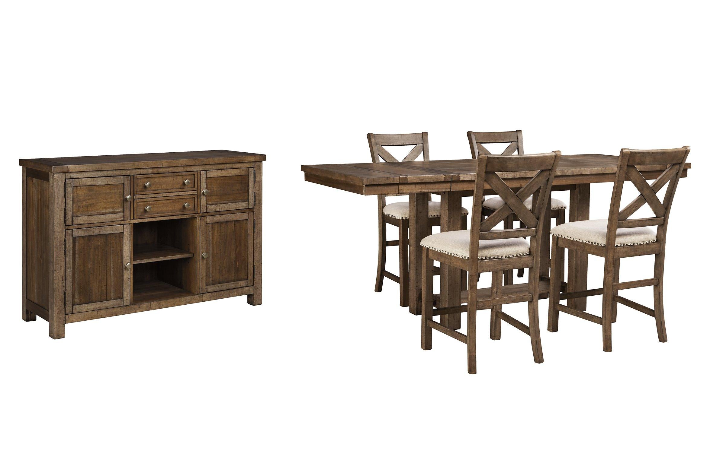 Moriville Counter Height Dining Set - Luxury Home Furniture (MI)