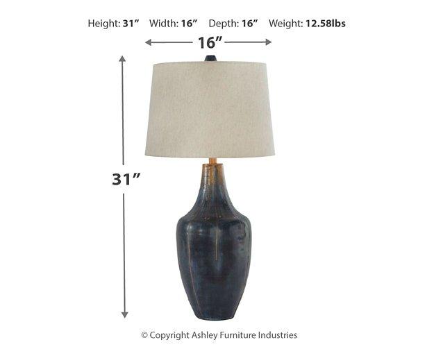 Evania Table Lamp - Luxury Home Furniture (MI)