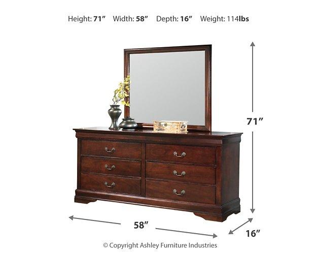 Alisdair Dresser and Mirror - Luxury Home Furniture (MI)