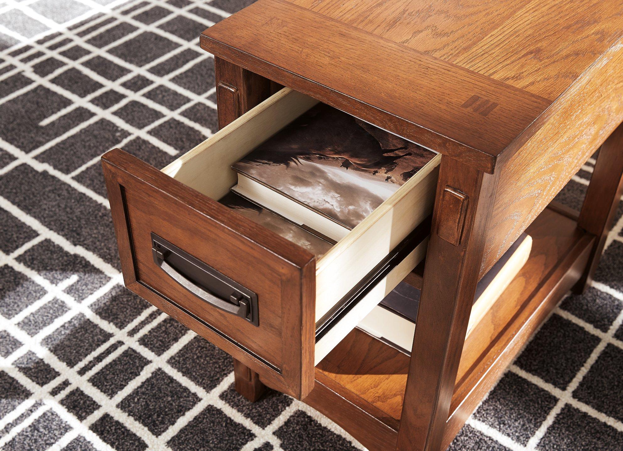 Breegin Chairside End Table - Luxury Home Furniture (MI)