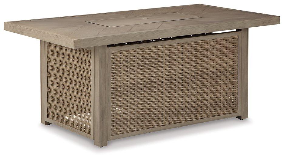Beachcroft Outdoor Fire Pit Table - Luxury Home Furniture (MI)