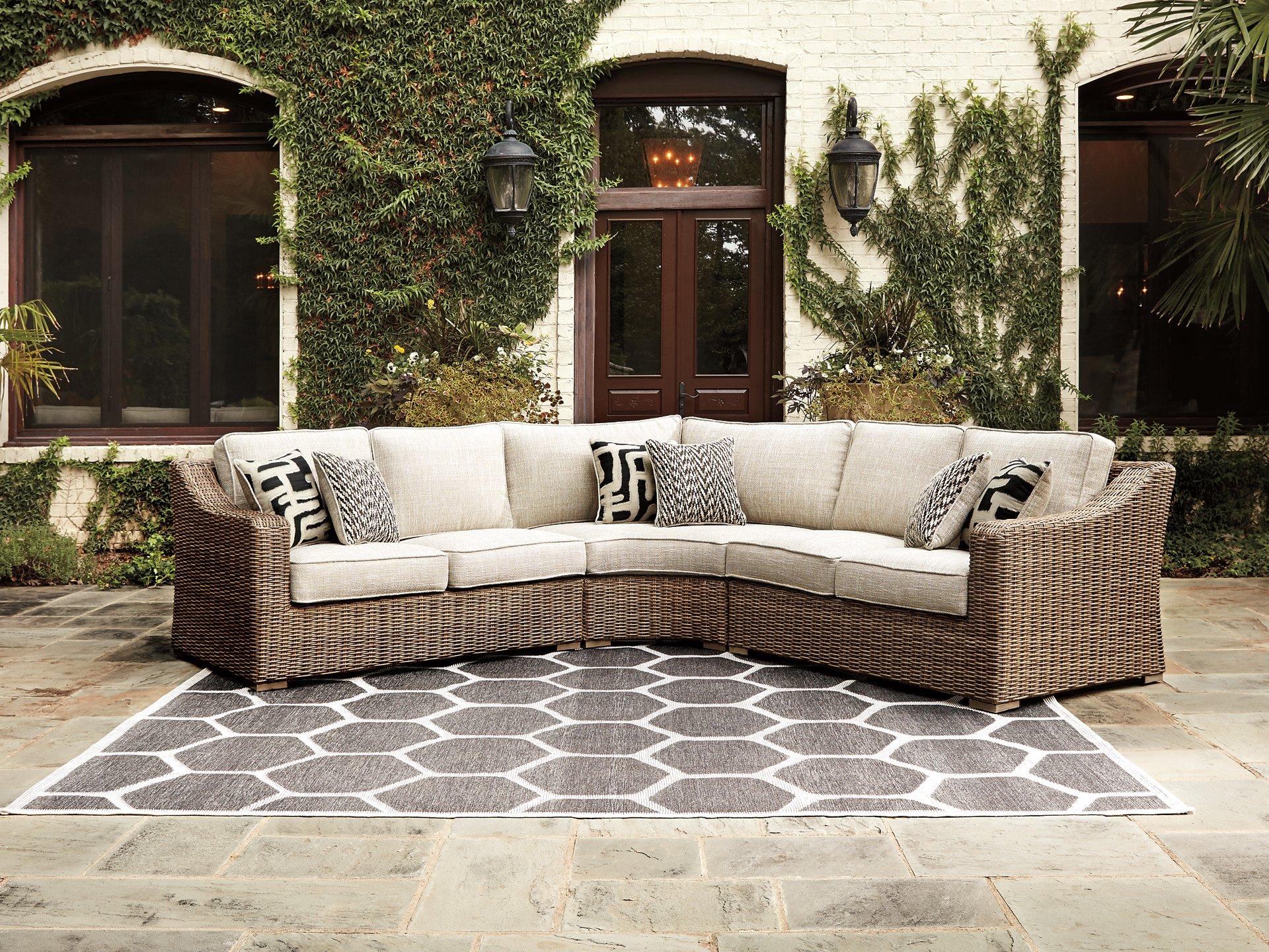 Beachcroft Outdoor Seating Set - Luxury Home Furniture (MI)