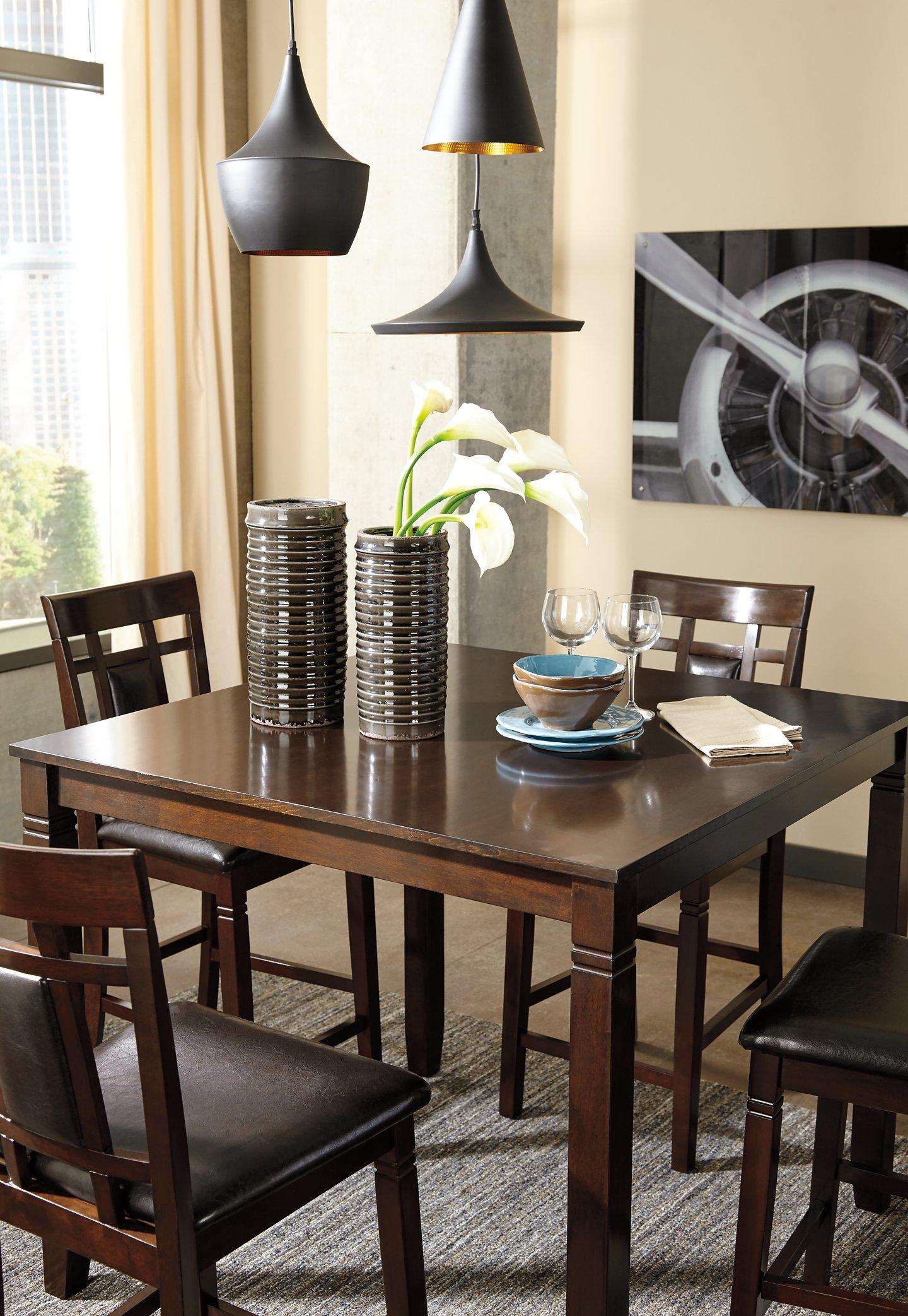 Bennox Counter Height Dining Table and Bar Stools (Set of 5) - Luxury Home Furniture (MI)