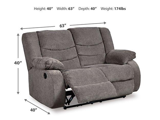 Tulen Reclining Loveseat - Luxury Home Furniture (MI)
