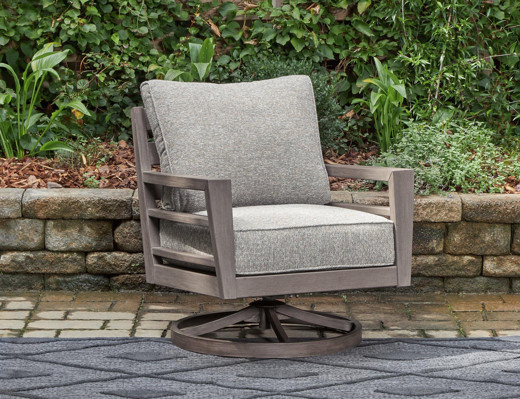 Hillside Barn Outdoor Swivel Lounge with Cushion - Luxury Home Furniture (MI)