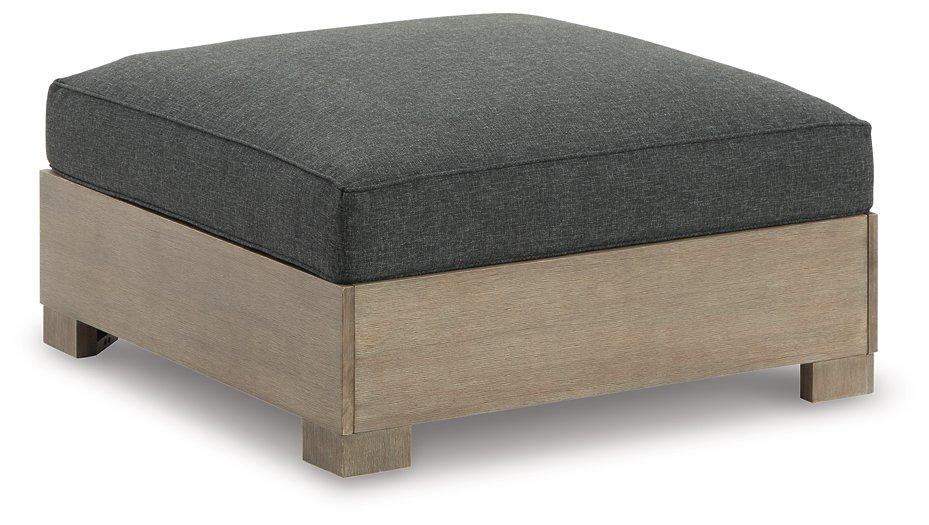 Citrine Park Outdoor Ottoman with Cushion - Luxury Home Furniture (MI)