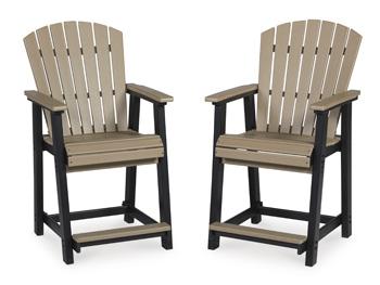 Fairen Trail Outdoor Counter Height Bar Stool (Set of 2) - Luxury Home Furniture (MI)