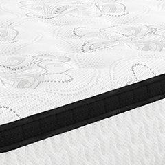 Chime 12 Inch Hybrid Mattress Package - Luxury Home Furniture (MI)