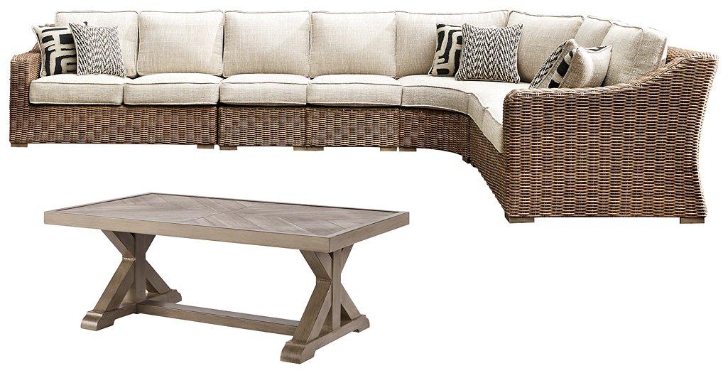Beachcroft Outdoor Seating Set - Luxury Home Furniture (MI)
