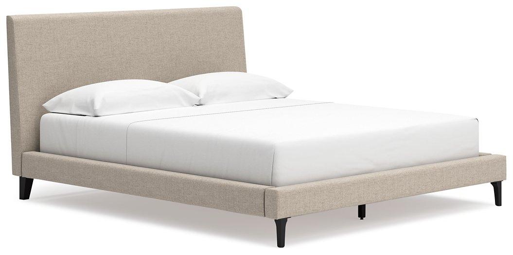 Cielden Upholstered Bed with Roll Slats - Luxury Home Furniture (MI)