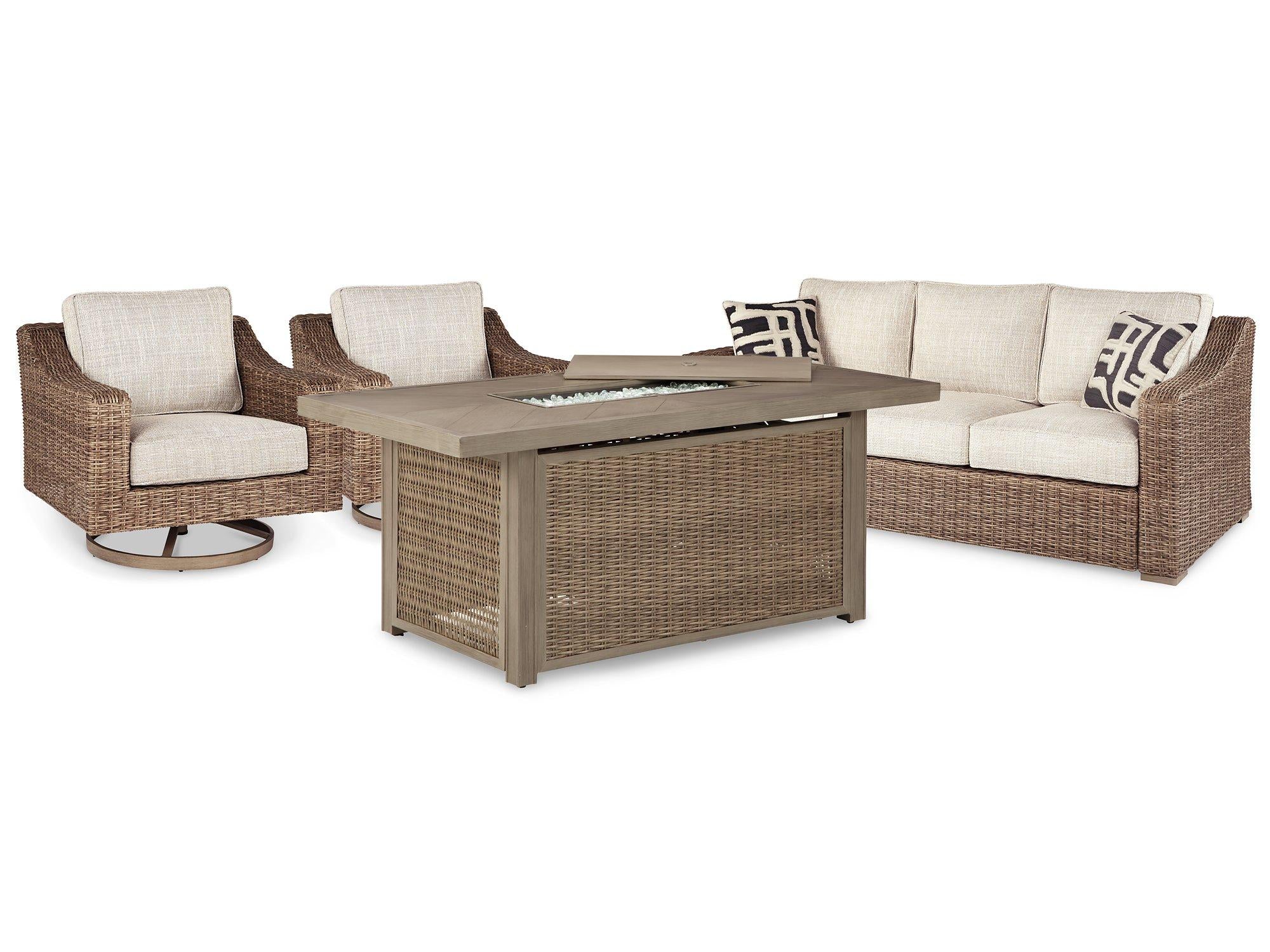 Beachcroft Outdoor Seating Set - Luxury Home Furniture (MI)