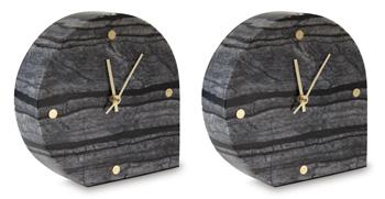Janmour Table Clock (Set of 2) - Luxury Home Furniture (MI)