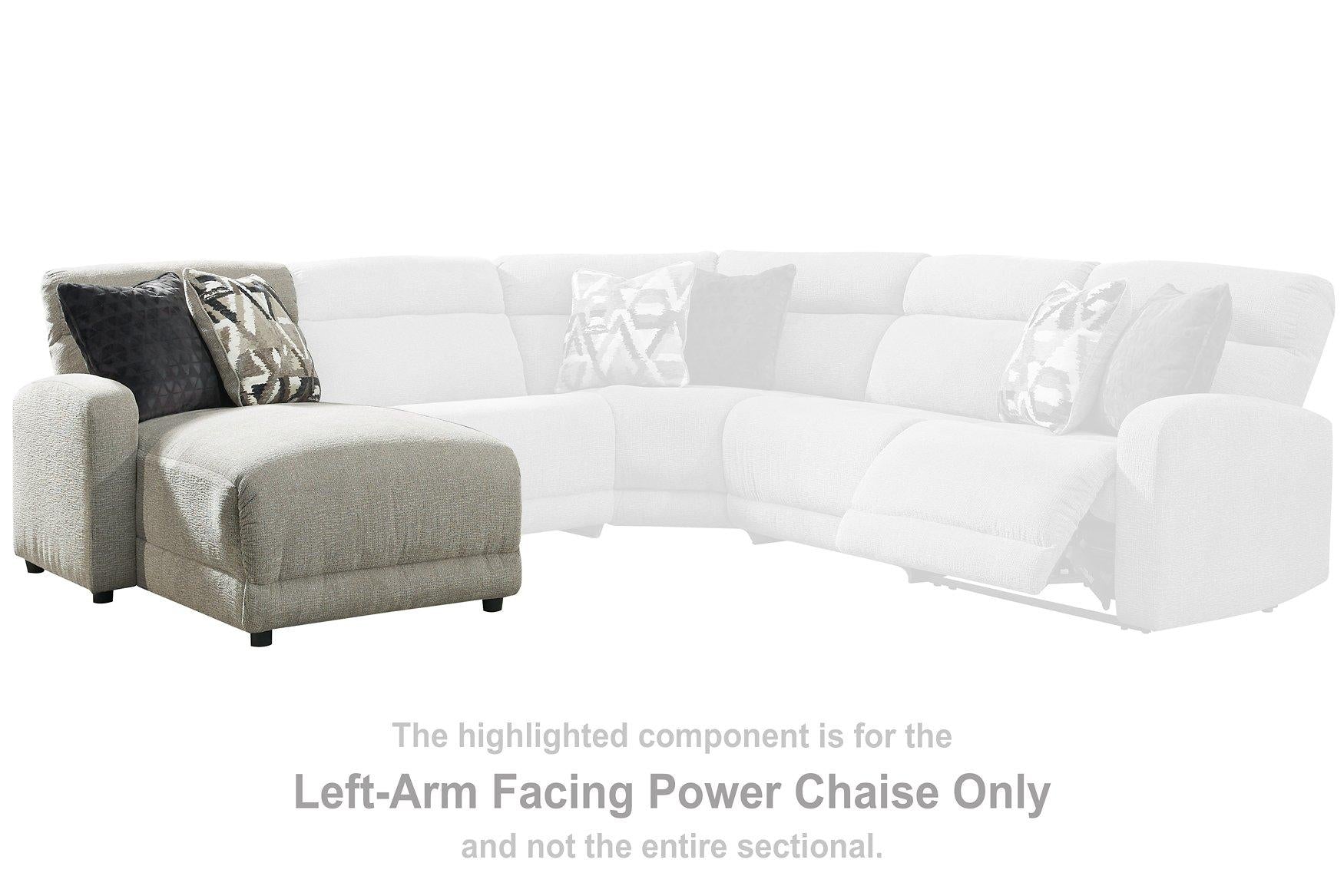 Colleyville Power Reclining Sectional with Chaise - Luxury Home Furniture (MI)
