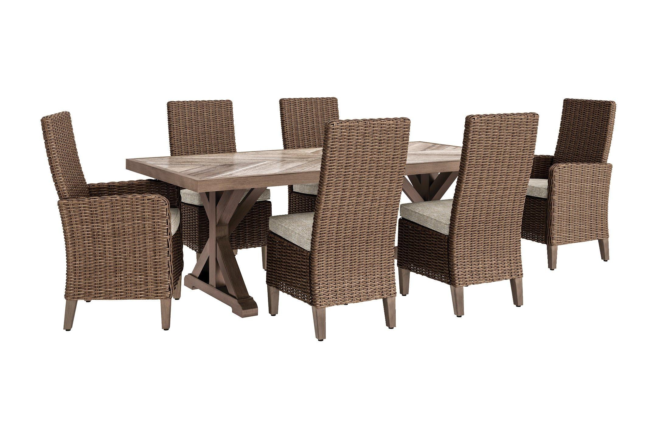 Beachcroft Outdoor Dining Set - Luxury Home Furniture (MI)